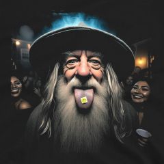 Gandalf's Party Vibes – Epic Rave T-Shirt