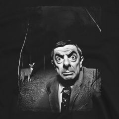 Mr. Bean in het Bos – Grappig Parodie T-Shirt